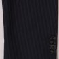 VALENTINO SUIT $2295 NAVY PINSTRIPE 2-BTN WOOL COUTURE WINTER SUIT 40L 50e NEW