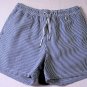 LORO PIANA SWIMSUIT $395 BLUE/WHITE LOGO BEACHWEAR SWIM SHORT XL 54e NEW