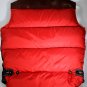 DSQUARED2 VEST $1195 DISTRESSED DENIM/LEATHER GOOSE DOWN PUFFER VEST SM 48e NEW