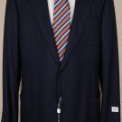 GIORGIO ARMANI COAT $1595 NAVY 2-BTN LIGHTWEIGHT BLAZER SPORT COAT 46L 56e NEW