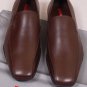 PRADA SPORT SHOES $525 BROWN LOGO VAMP ICONIC SOLE SOFTCALF LOAFER 8 41e NEW