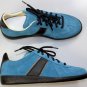 MAISON MARTIN MARGIELA SHOES $575 SLATE BLUE SUEDE BLACK CALF TRAINER 7 40e NEW