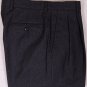 BRIONI PANTS $695 CHARCOAL GRAY 100%WOOL HANDMADE CANNES DRESS SLACKS 32 46e NEW