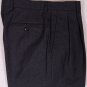 BRIONI PANTS $695 CHARCOAL GRAY 100%WOOL HANDMADE CANNES DRESS SLACKS 32 46e NEW