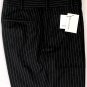 COMME des GARCONS PANTS $640 BLACK PINSTRIPE WOOL DRESS SLACKS M 32/30 48e NEW