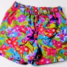 ETRO SWIM TRUNKS $345 BLUE/RED FLORAL LOGO TROPIC BEACHWEAR SWIMSUIT MED 50e NEW