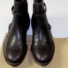 BOTTEGA VENETA SHOES $1090 BROWN LEATHER WRAP AROUND STRAP CALF BOOTS 11 44 NEW