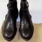 BOTTEGA VENETA SHOES $1090 BROWN LEATHER WRAP AROUND STRAP CALF BOOTS 11 44 NEW