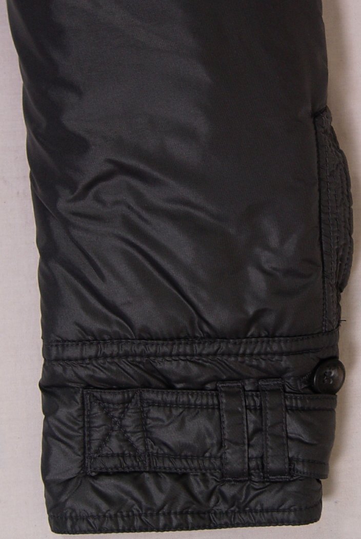 D&G COAT 885 STEEL GRAY QUILTED w/ZIP VEST LINER LOGO PUFFER JACKET