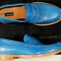 DSQUARED2 SHOES $650 BLUE LOGO ORNAMENTED HANDMADE PENNY LOAFER 8.5 41.5e NEW