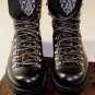 GUCCI SHOES $850 BLACK LOGO EMBROIDERED LUG SOLE 2007 COMBAT BOOTS 11 44 NEW