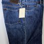 BRIONI JEANS $695 MED WASH SCRATCH OVERALL FADE LOGO FIT LEG DENIM 34/36 50e NEW