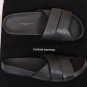COSTUME NATIONAL SHOES $490 DARK GRAY CROSS STRAP LEATHER SANDALS 10 43e NEW
