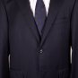 CORNELIANI SUIT $1690 BLACK REP STRIPE SUPER 110's WOOL 2-BTN SUIT 46R 56e NEW