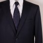 CORNELIANI SUIT $1690 BLACK REP STRIPE SUPER 110's WOOL 2-BTN SUIT 46R 56e NEW