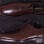 DOLCE & GABBANA SHOES $585 DARK BROWN LOGO SOLE NAPOLI DERBY 7.5D 40.5e NEW