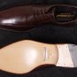 DOLCE & GABBANA SHOES $585 DARK BROWN LOGO SOLE NAPOLI DERBY 7.5D 40.5e NEW