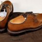 CHURCH'S SHOES $795 WALNUT BROWN BENCH MADE TRIPLE SOLE DERBY 8 41e NEW