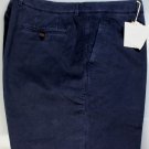 BRUNELLO CUCINELLI PANTS $730 NAVY DYED ENZYME WASHED LIGHT CHINO 43 60  NEW