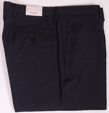 BRIONI PANTS $845 BLACK 100% SUPERFINE WOOL TIGULLIO HANDMADE SLACKS 34 50e NEW