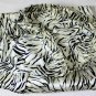 VERSACE SLEEPWEAR $1295 BLACK/WHITE ZEBRA PRINT 100%SILK PAJAMA SET LARGE 52 NEW