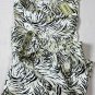 VERSACE SLEEPWEAR $1295 BLACK/WHITE ZEBRA PRINT 100%SILK PAJAMA SET LARGE 52 NEW