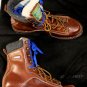 DSQUARED2 SHOES $1050 DARK BROWN LOGO ORNAMENTED LUG SOLE WINTER BOOT 10 43 NEW