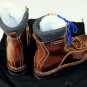 DSQUARED2 SHOES $1050 DARK BROWN LOGO ORNAMENTED LUG SOLE WINTER BOOT 10 43 NEW