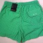 KITON SWIMSUIT $425 GREEN/WHITE FLOWER PRINT LOGO EMBROIDERED TRUNKS MED 50 NEW