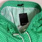 KITON SWIMSUIT $425 GREEN/WHITE FLOWER PRINT LOGO EMBROIDERED TRUNKS MED 50 NEW