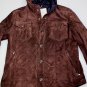 BRUNELLO CUCINELLI COAT $6295 BROWN QUILTED SUEDE/NYLON HOODED PARKA XL 54e NEW