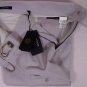 VERSACE PANTS $650 GRAY BRASS BUCKLE BELTED COUTURE SLACKS TROUSERS 34 50e NEW