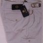 VERSACE PANTS $650 GRAY BRASS BUCKLE BELTED COUTURE SLACKS TROUSERS 34 50e NEW