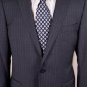 DOLCE & GABBANA SUIT $1895 DARK GRAY 2-BTN PINSTRIPE 100%WOOL SUIT 40C 50e NEW