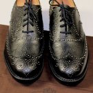 CHURCH'S SHOES $795 BLACK STUD DETAIL WINGTIP TRIPLE SOLE OXFORD 10 43 NEW