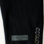 CORNELIANI SUIT $2495 BLACK WOOL/MOHAIR 2-BTN VESTED 3PC ACTUEL SUIT 42R 52 NEW