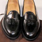 CHURCH'S SHOES $595 BLACK KEATS POLISHED BINDER TASSELED LOAFERS 8.5 41.5e NEW