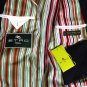 ETRO SUIT $1995 SOLID NAVY 100%WOOL 3-BTN SIGNATURE ACCENTED SUIT 43R 54e NEW