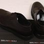 BRUNO MAGLI SHOES $565 DK BROWN CALFSKIN WINGTIP LOGO LUG SOLE BROGUE 11 44e NEW