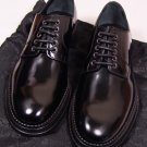 DOLCE & GABBANA SHOES $890 BLACK BENCHMADE SHADOW ANTIC DERBY 11 44e NEW