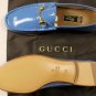 GUCCI SHOES $640 SKY BLUE PATENT HORSEBIT ORNAMENT 1953 LOAFER 10.5 43.5 NEW