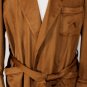 LORO PIANA ROBE $3550 BROWN 100%CASHMERE SHAWL COLLAR JAMES DRAP ROBE M 50e NEW