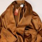 LORO PIANA ROBE $3550 BROWN 100%CASHMERE SHAWL COLLAR JAMES DRAP ROBE M 50e NEW