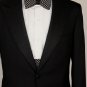 KITON SUIT $8,995 BLACK 1-BTN 100%SUPER 150's WOOL FORMAL TUXEDO 38R 48e NEW