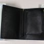 MAISON MARTIN MARGIELA WALLET $530 BLACK CENTER ZIP POCKET 13 CARD WALLET NEW