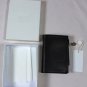MAISON MARTIN MARGIELA WALLET $530 BLACK CENTER ZIP POCKET 13 CARD WALLET NEW
