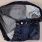 GUCCI JEANS $595 MEDIUM WASH FRONT WHISKERED/FADED LOGO DENIM JEANS 38 54 NEW