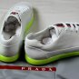 PRADA SPORT SHOES $575 WHITE/YELLOW NEON WRAP SOLE LOW PROFILE TRAINER 11 44 NEW