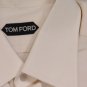 TOM FORD SHIRT $695 CREAM FRENCH CUFF OXFORD CLOTH DRESS SHIRT 15.75/35 40 NEW