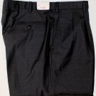 BRIONI PANTS $890 CHAR BLACK WOOL/SILK HANDMADE CANNES DRESS SLACKS 38 54e NEW